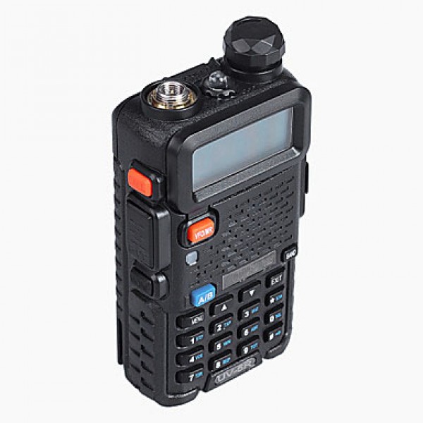 UV5R 1.5" LCD 5W 136~174MHz / 400~480MHz Dual Band Walkie Talkie with 1-LED Flashlight (US Plug)